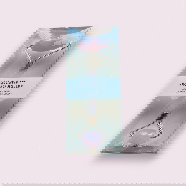 Ροζ χαλαζίας Facial Roller H&M