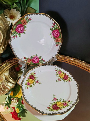 Vintage Winterling German Bavaria Porcelain Plates set of 2, new