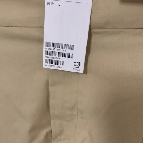 H&M cargo skirt with 2 pockets, beige, size L