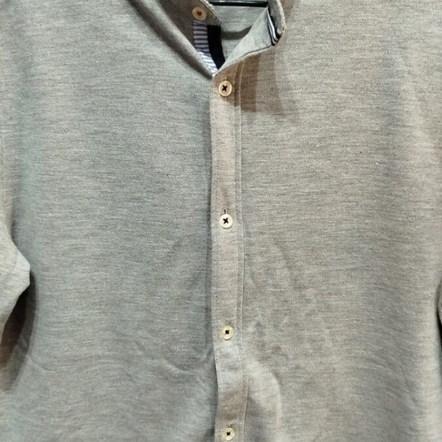 ZARA slim fit grey shirt S like new, stretch fabric