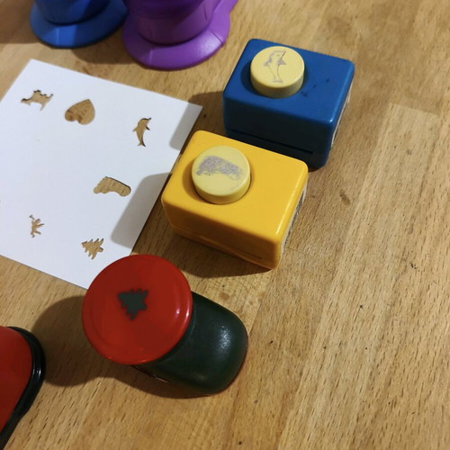 Craft punches used, pack