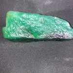 Uncut emerald 1129.00 carats with certificate