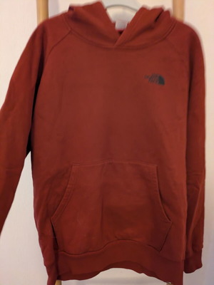 The North Face hoodie large used, red