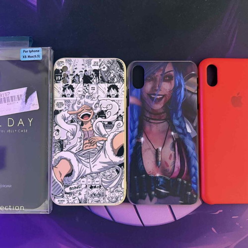 Apple iPhone XS Max cases like new, 5 pieces with screen protector