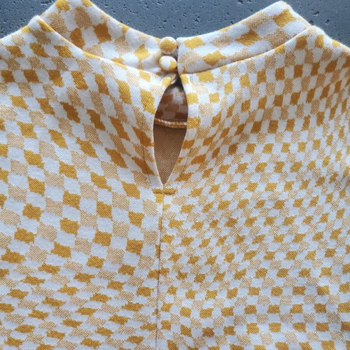 Zara yellow 60's style dress like new