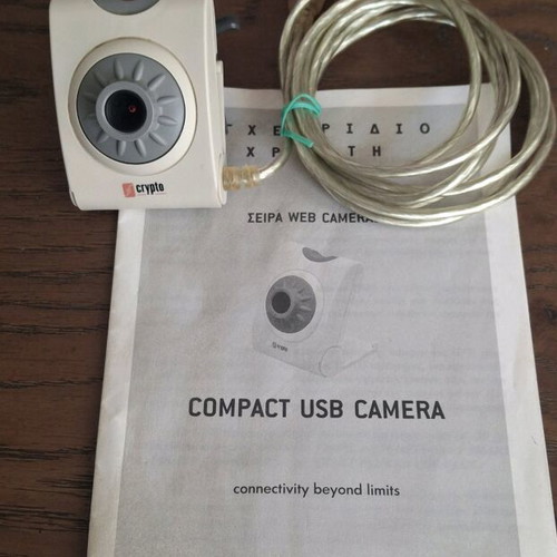 Crypto Compact web camera used with user manual without driver