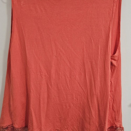 Summer sleeveless cardigan coral with lace like new