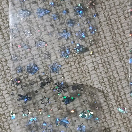 Nail stickers like new with Christmas designs