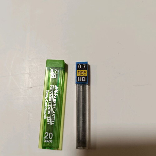 Pencil leads new, two sizes