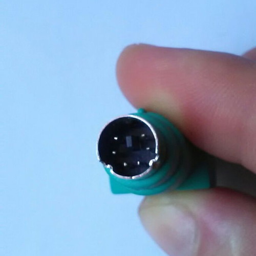 Microsoft USB Female to PS/2 Male Mouse Adapter, green