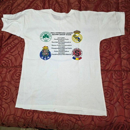 Panathinaikos 2001 commemorative collectible jersey