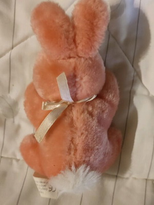 Small stuffed bunny used