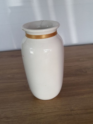 Vase used, 20cm height, with small chip on rim