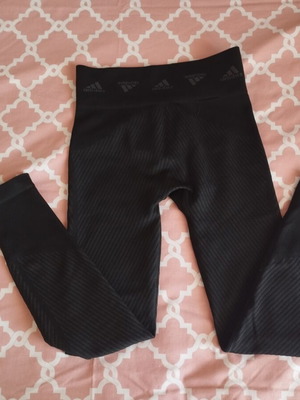 Adidas compression leggings black, like new, size XS