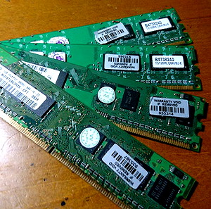 RAM 4GB DDR2 Samsung, Transcend, HP