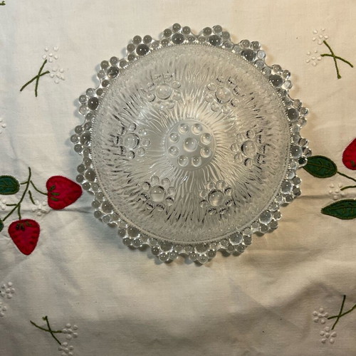 Italian crystal bowl like new for nuts and candies