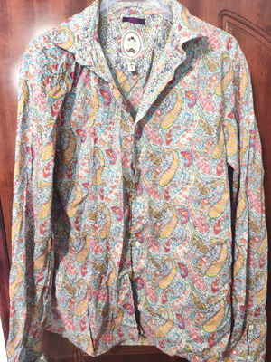 Ganesh Casual Shirt 3XL like new, 100% cotton slim fit made in Italy