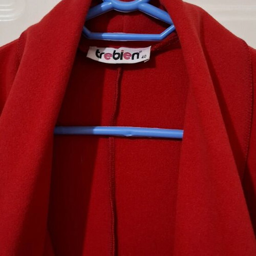 Women's red coat size M like new
