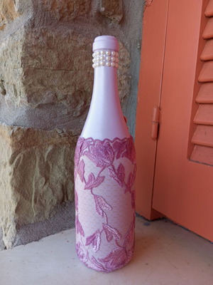 Decorative handmade bottle new