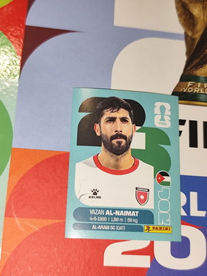 Yazan Al-Naimat World Cup 2026 Panini sticker JOR16