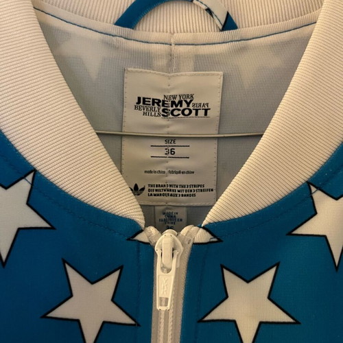 Jeremy Scott for Adidas original jacket size 36, like new, modified on back