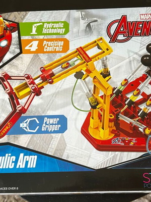 Marvel Avengers Mega Hydraulic Arm educational toy new, 4M