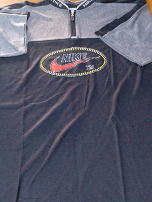 Nike short-sleeve shirt XL used, black and gray