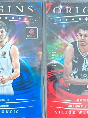Panini Euroleague Origins 2025-2026 Contenders Luka Doncic 99 Victor Wembanyama 125 Muurinen 299