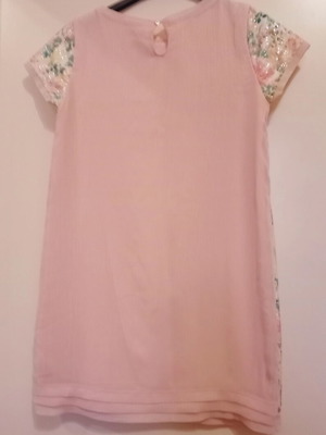 Mayoral short-sleeve shift dress for 16 years old, like new, multicolor