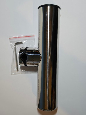 Stainless Steel Boat Rod Holder 23cm with Adjustable Tilt Arm New