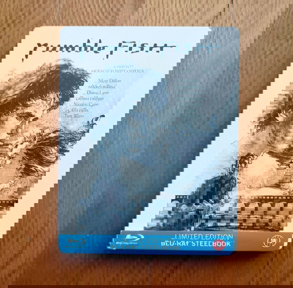 Rumble Fish (Ο Αταίριαστος)Francis Ford Coppola Masters of Cinema Limited edition Blu ray Steelbook