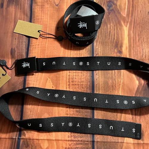 Stussy Belt new, black, size 115