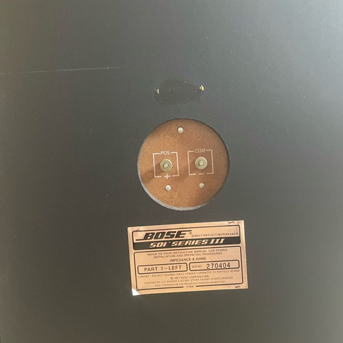 Bose 501 speakers like new