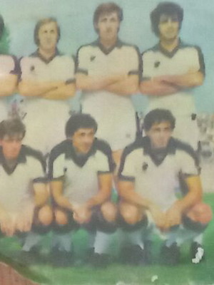 Χαρτάκι Ντογιακός ΠΑΟΚ 1981/82 μεταχειρισμένο, αποκολλημένο