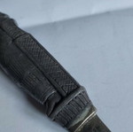 Ασημένιος χαρτοκόπτης σαν καινούργιος με λαβή γυναικεία μορφή, αντίγραφο μουσείου
