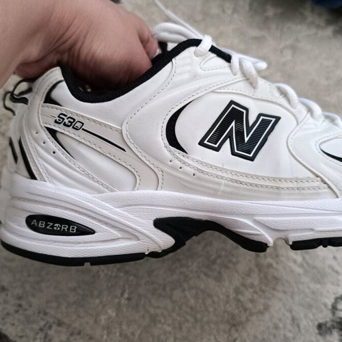 New Balance 530 δέρμα μεταχειρισμένα, no39, unisex, μαύρο-άσπρο