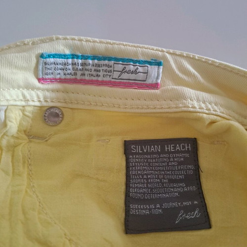 Silvian Heach women's yellow shorts size M, like new