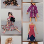 Vintage 80's Bibi-Bo Barbie doll clothes set