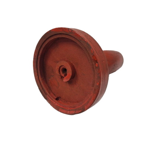 Vintage wooden lamp part used, 15 cm