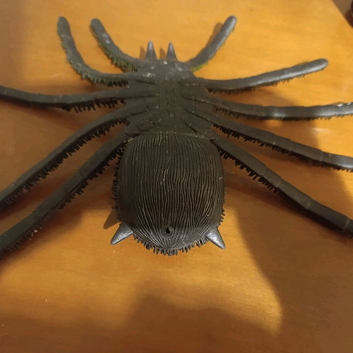 Plastic large spider like new, green