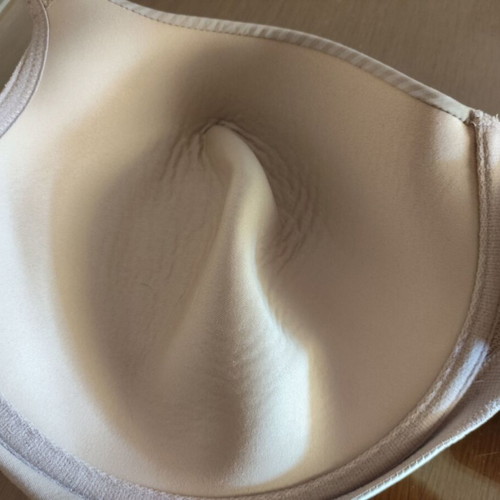 Triumph beige bra 105D, modern soft with light padding and underwire