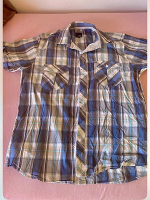 Jack & Jones Checked Shirt L New, Blue