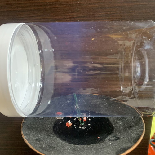 Transparent plastic storage jars PET 700 ml food safe