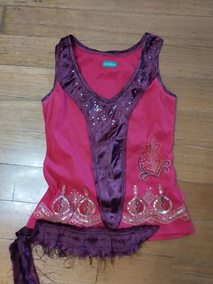 Echoo vintage boho blouse size S, like new