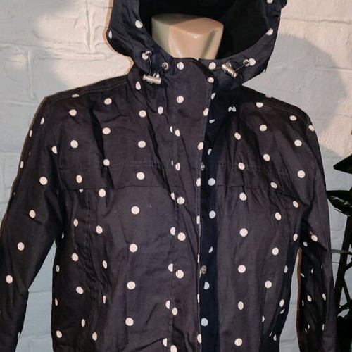 Gina Benotti jacket like new, black with polka dots