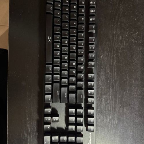 HyperX mechanical gaming keyboard RGB LED like new