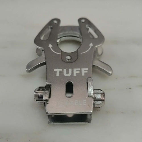 Tuff Silver Keychain Carabiner New, 6 cm, Aluminum