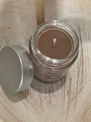 Scented candle in jar made of soy wax made to order