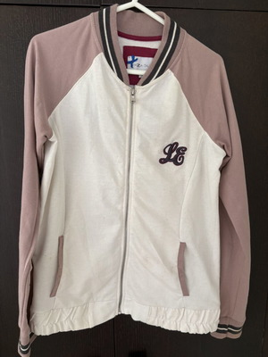 Piazza Italia women's jacket used, size Large, pink-cream