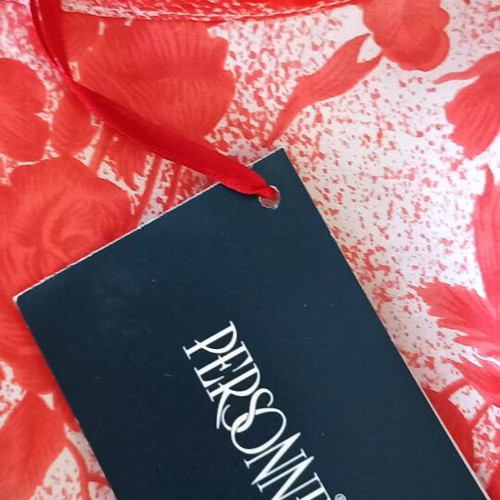 Silk sleeveless floral dress PERSONNE size XL